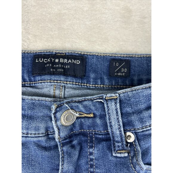 Women’s Lucky Brand Los Angeles High Rise Skinny Bridgette Jeans 10/30 Ankle - Picture 3 of 9